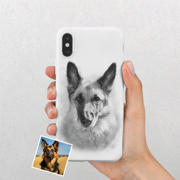 Custom Pet iPhone Case – Digital Painting