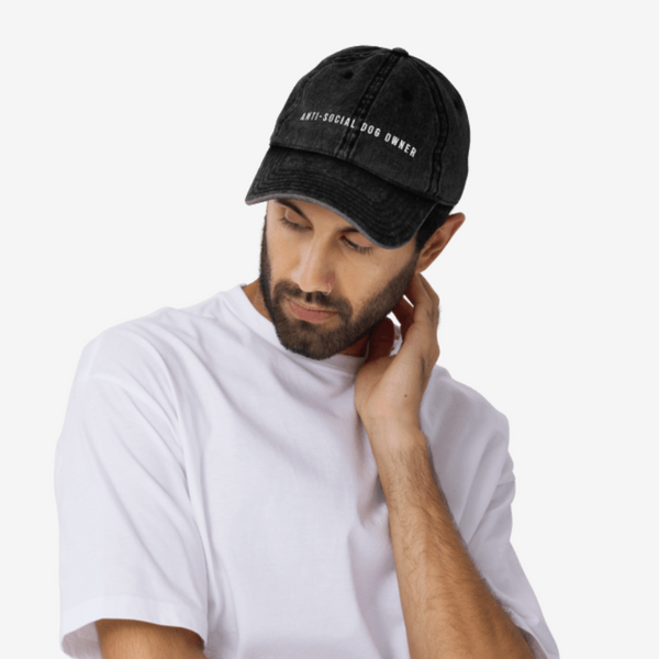 Vintage Cap - Anti-Social Dog Owner