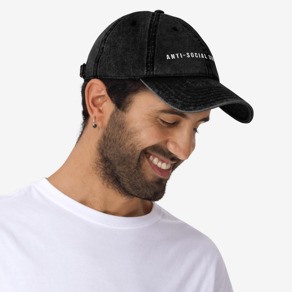 Vintage Cap - Anti-Social Dog Owner