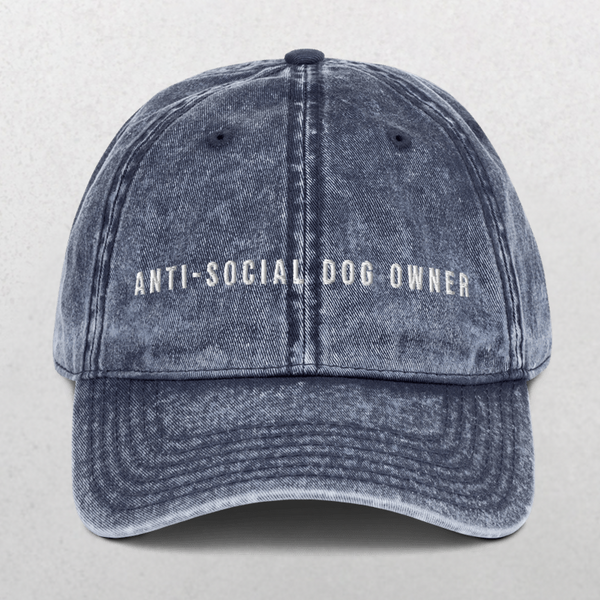 Vintage Cap - Anti-Social Dog Owner