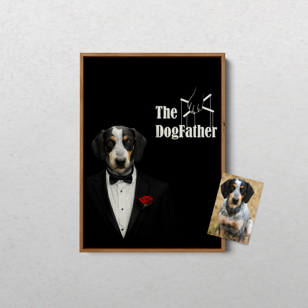 The Dogfather Pet Portrait