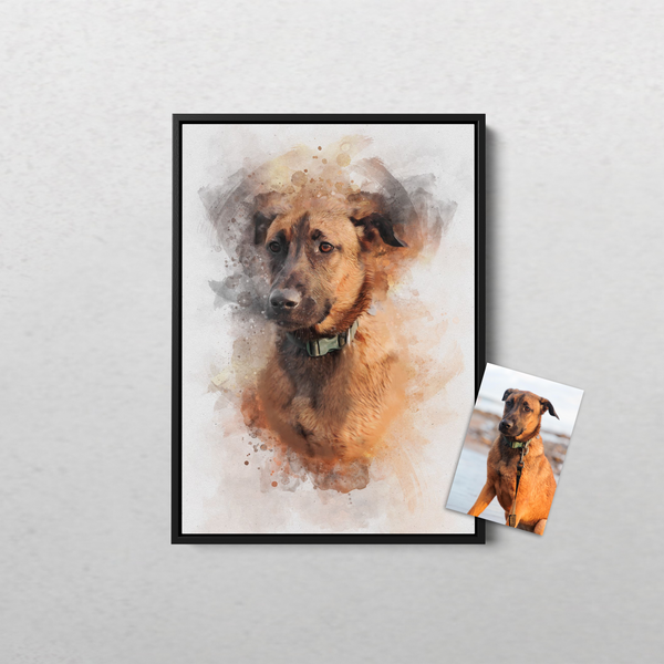 Watercolor Pet Portrait