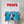 A person holds the Paws Film Cover: a playful poster featuring a swimmer above and a happy dog underwater, mimicking the Jaws movie poster. PAWS stands bold in red—a unique, personalized canvas for any pet lover.