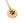 The Dog Paw Necklace - Coin Necklace is a gold pendant with a black paw print on a shiny round disc, ideal as a custom pet necklace and thoughtful gift for pet lovers, shown on a white background.