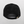 The Custom Pet Line Art Portrait Corduroy Cap – Embroidered Pet Hat in black is shown from the back, featuring a metal adjustable strap and ventilation eyelets, set against a light gray background.