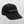 The Chord Vintage Cap - Dogs Before Dudes is a black baseball cap with DOGS BEFORE DUDES in bold white letters, ideal for any dog mom hat collection. Shown against a light gray background, it’s perfect for trendy dog lovers.