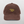 The Custom Pet Portrait Corduroy Cap – Embroidered Pet Hat in brown features an embroidered yellow dog face with its tongue out, centered on the front, set against a plain light gray background.
