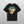 A black Personalised Retro Tee | Blue with a tan French Bulldog in a yellow shirt among clouds. “JIMMY Johnson” appears above in playful blue and yellow text—a unique keepsake and perfect gift for pet lovers.