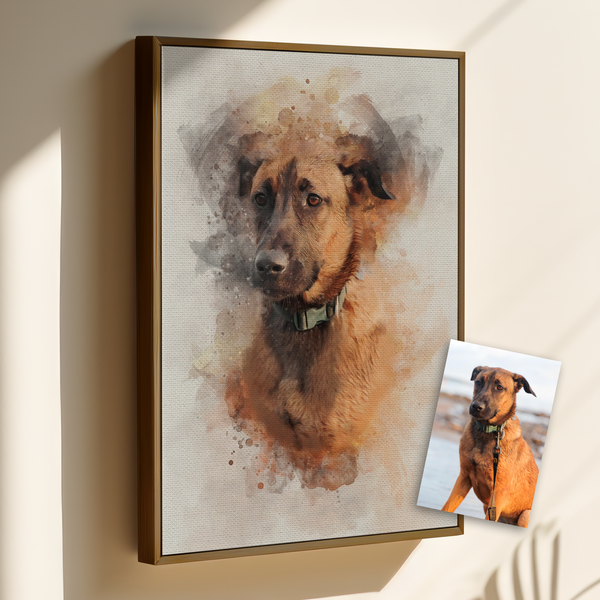 Watercolor Pet Portrait