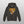 This grey Personalised Retro Hoodie | Orange showcases a brown, curly-haired dog with clouds and a yellow triangle backdrop. COOPER Lewis appears in bold yellow above, making it a cozy keepsake for any dog lover.