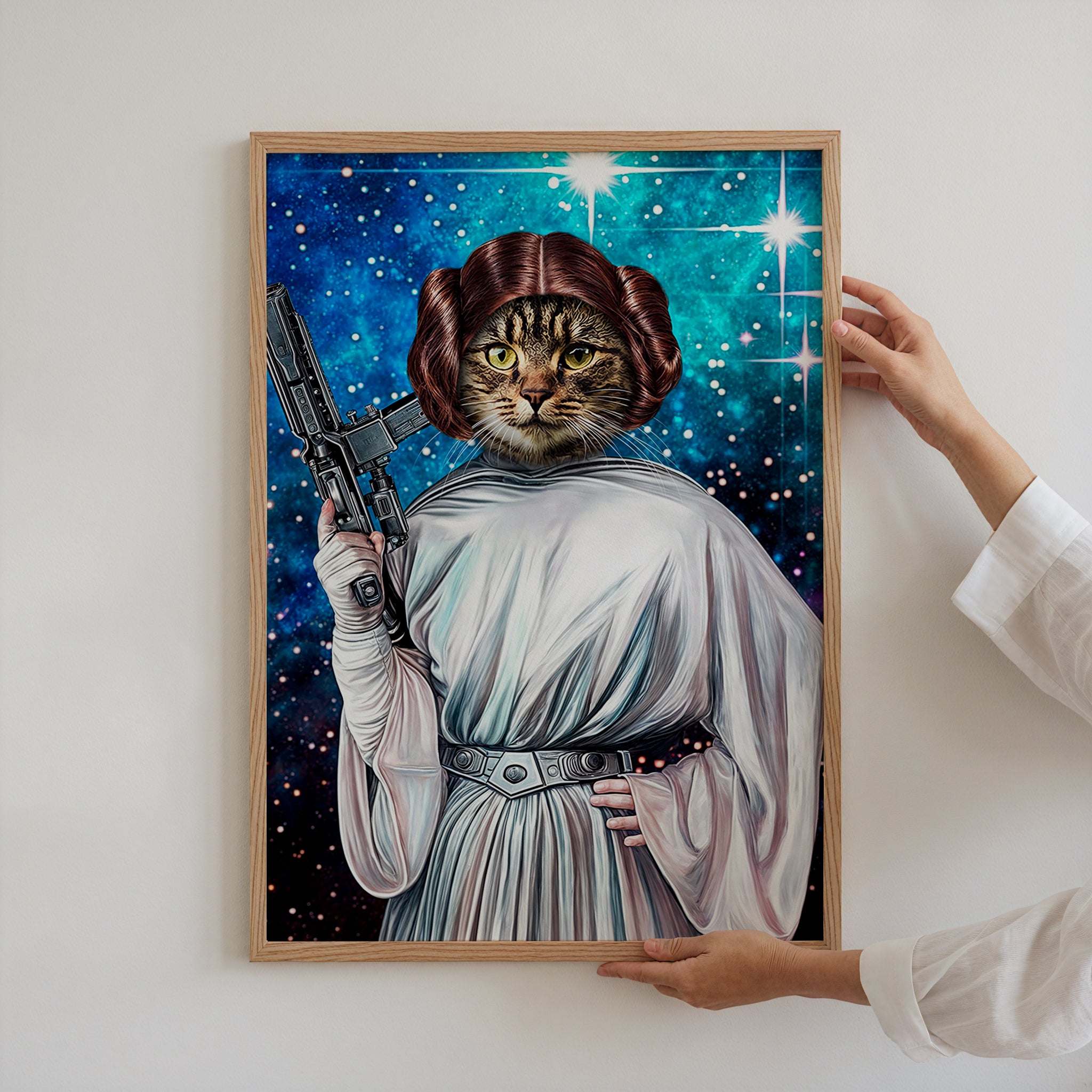 cat dressed as princess leia Princess Cat