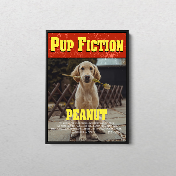 Pup Fiction Pet Portrait