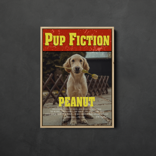 Pup Fiction Pet Portrait