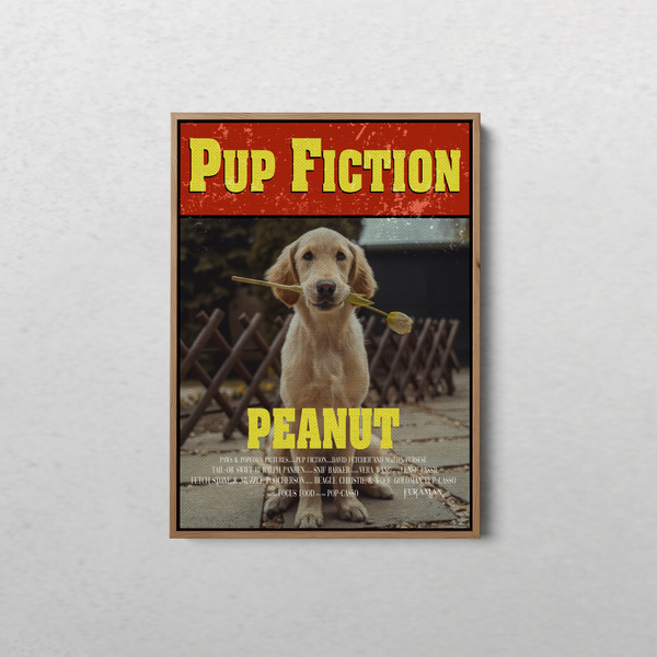 Pup Fiction Pet Portrait