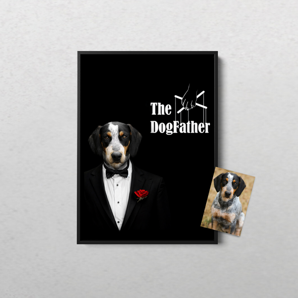 The Dogfather Pet Portrait