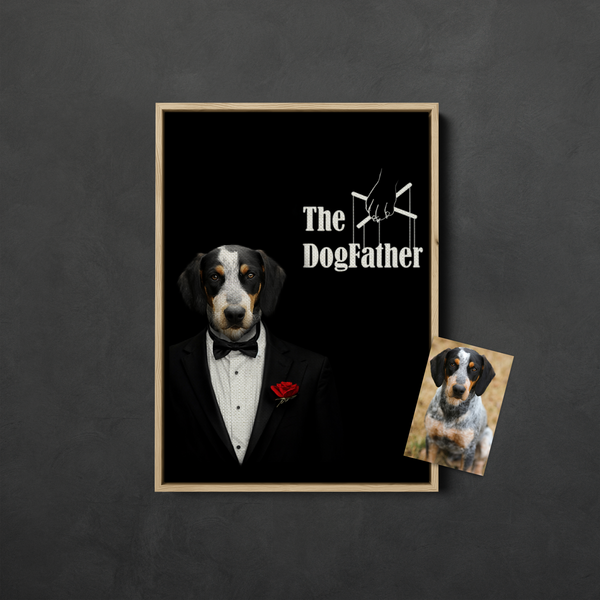 The Dogfather Pet Portrait