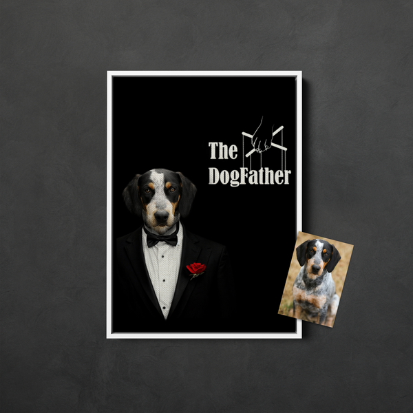 The Dogfather Pet Portrait