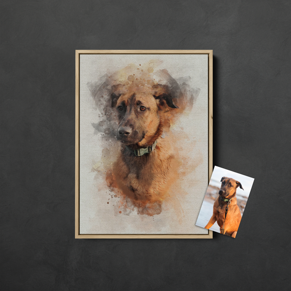 Watercolor Pet Portrait