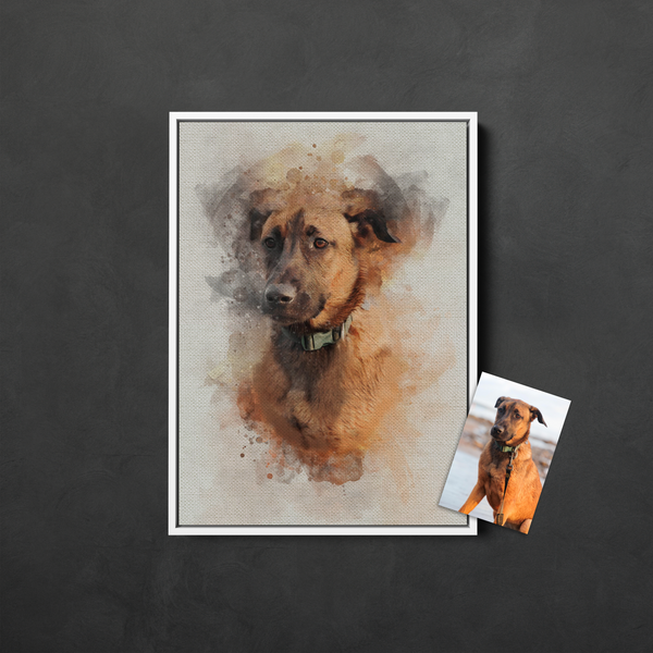 Watercolor Pet Portrait