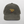 The Custom Pet Portrait Corduroy Cap in grey features an embroidered brown dogs face with its tongue out. This personalized pet hat makes a unique pet keepsake or gift. Shown on a plain, light background.