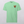 The Embroidered Pet Portrait Organic T-Shirt in light green features a small corgi-like dog face embroidered on the left chest. Ideal for pet lovers, this funny tee is shown on a simple, light background.